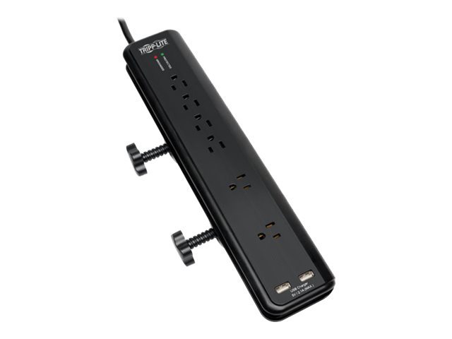 6OUT SURGE PROTECTOR 2100 J BLACK 6FT CO